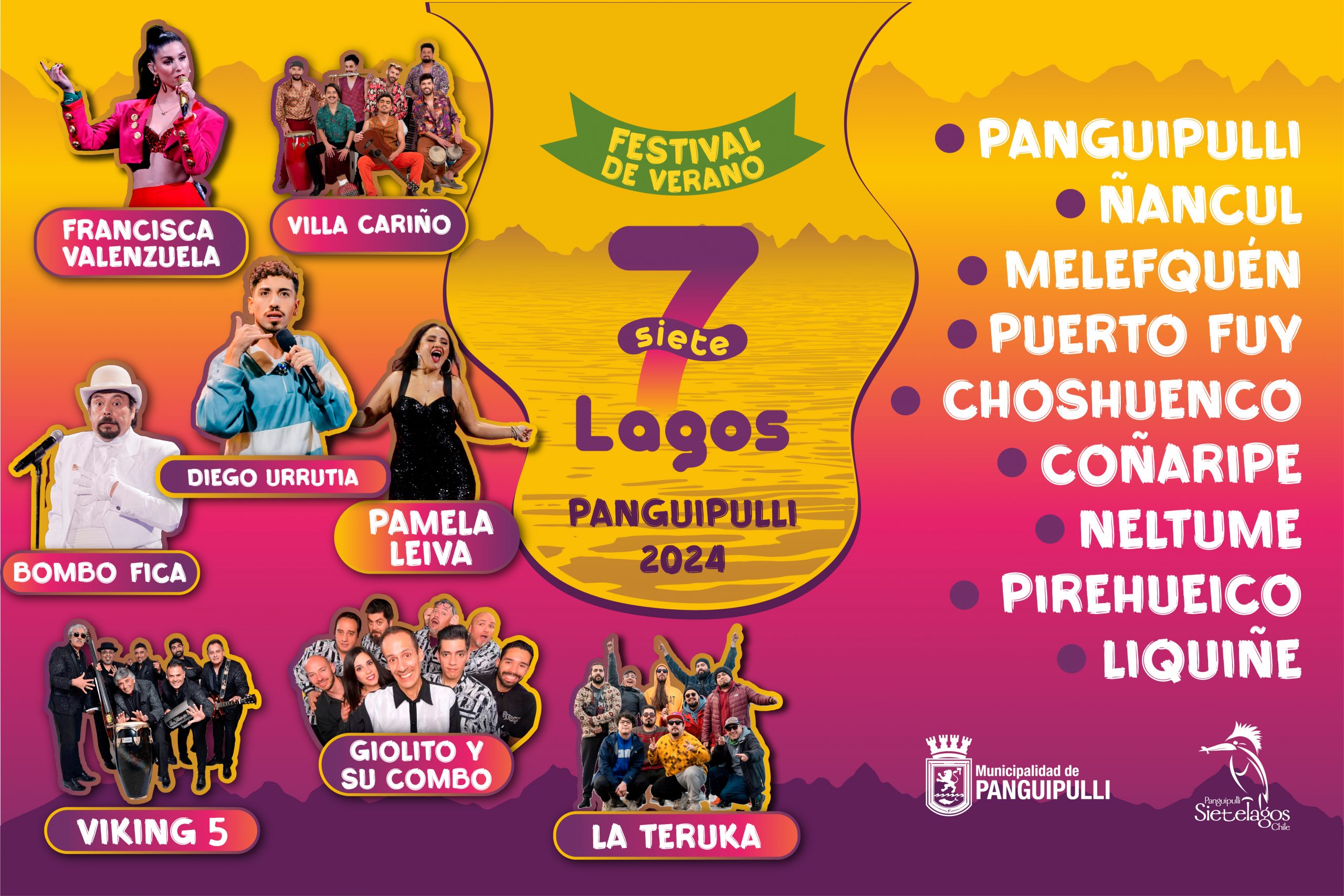 Municipalidad de Panguipulli presentó Festival Siete Lagos 2024 con